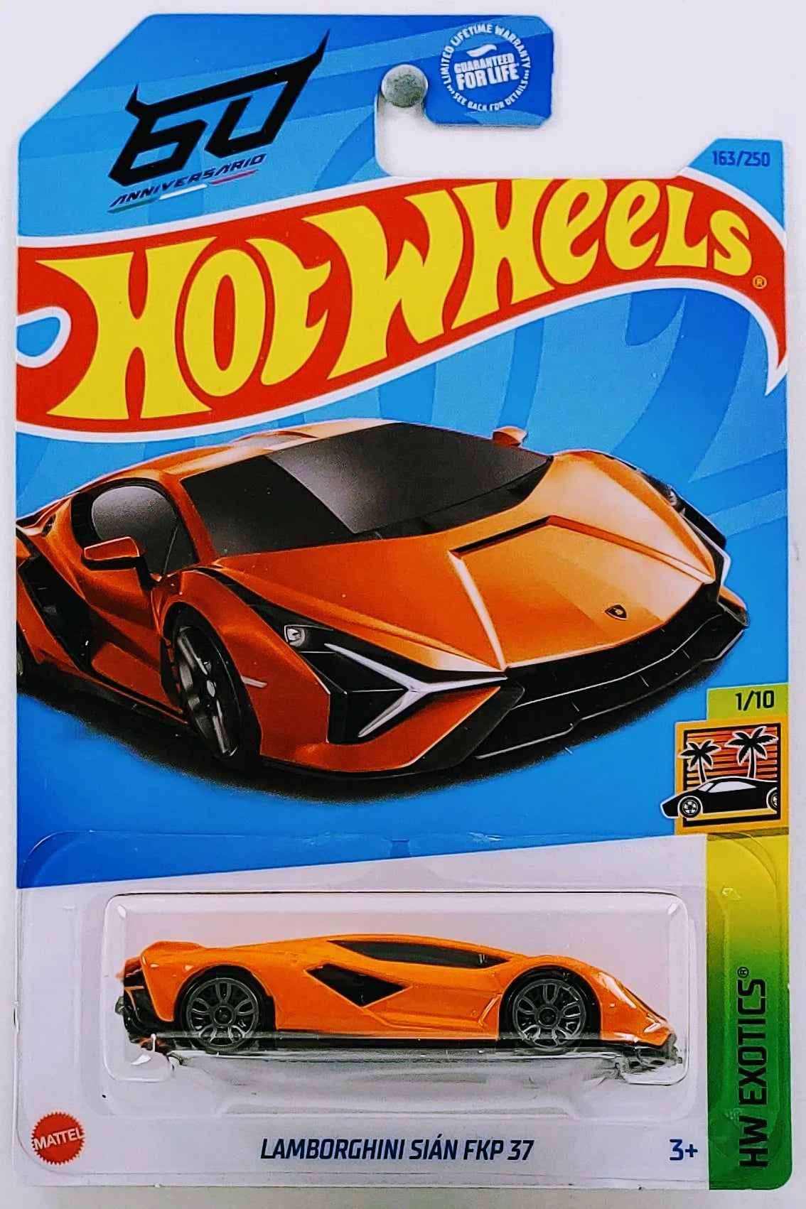 HOT WHEELS - 163/250 - LAMBORGHINI SIÁN FKP 36 - HW EXOTICS 1/10