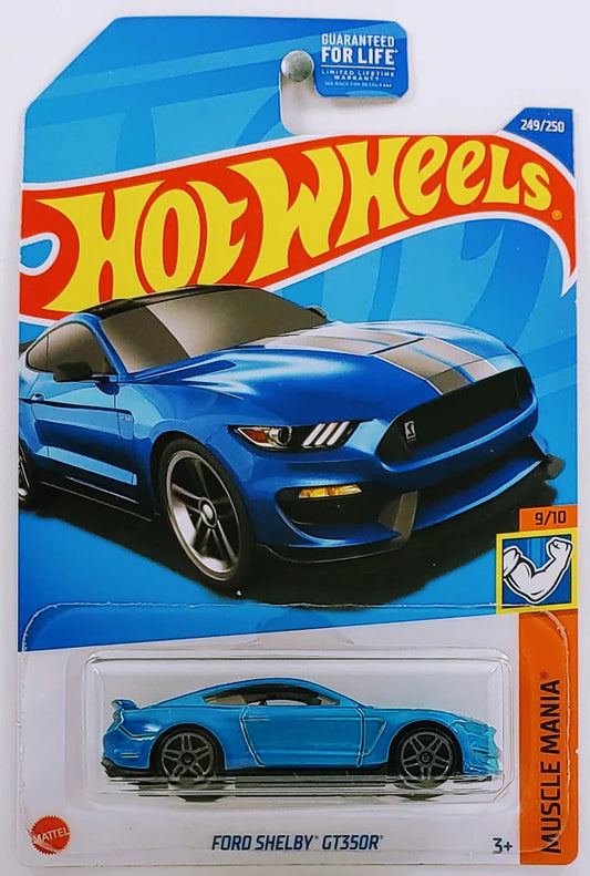HOT WHEELS - 249/250 - FORD SHELBY GT350R - MUSCLE MANIA 9/10