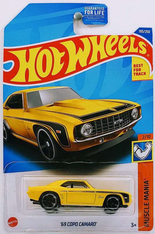 HOT WHEELS - 193/250 - '69 COPO CAMARO - MUSCLE MANIA 2/10