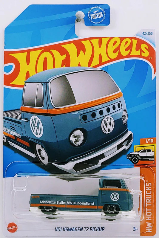 HOT WHEELS - 42/250 - VOLKSWAGEN T2 PICKUP - HW HOT TRUCKS 1/10