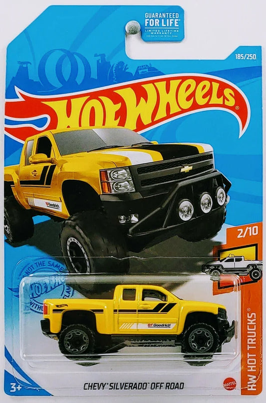 HOT WHEELS - 185/250 - CHEVY SILVERADO OFF ROAD - HW HOT TRUCKS 2/10
