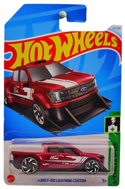 HOT WHEELS - 37/250 - FORD F-150 LIGHTNING CUSTOM - HW GREN SPEED 5/10