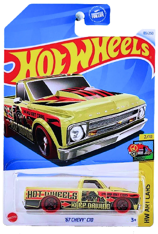 HOT WHEELS - 83/250 - '67 CHEVY C10 - HW ART CARS 2/10