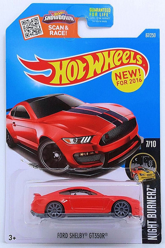 HOT WHEELS - 87/250 - FORD SHELBY GT350R - NIGHT BURNERZ 7/10