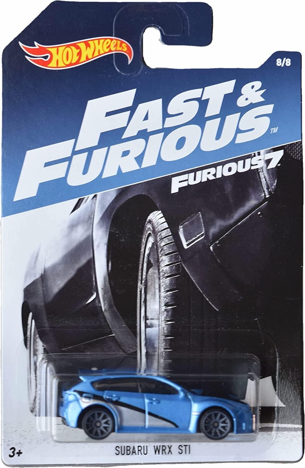 HOT WHEELS - SUBARU WRX STI - FAST & FURIOUS 7  8/8