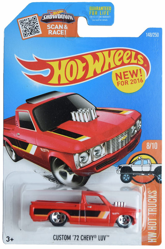 HOT WHEELS - 148/250 - CUSTOM '73 CHEVY LUV - HW HOT TRUCKS 8/10 - NEW FOR 2016