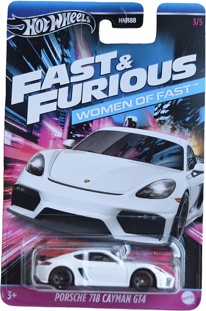 HOT WHEELS -  PORSCHE 718 CAYMAN GT4 - FAST & FURIOUS WOMEN OF FAST 3/5