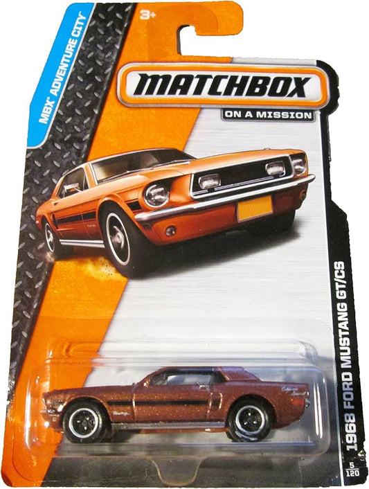 MATCHBOX - 1968 FORD MUSTANG GT/CS - MBX ADVENTURE CITY