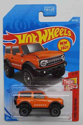 HOT WHEELS - 100/250 - '21 FORD BRONCO - THEN AND NOW 3/10