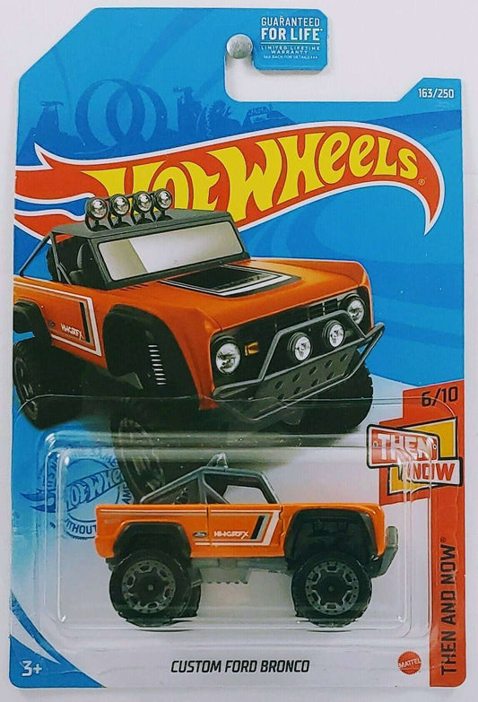 HOT WHEELS - 163/250 - CUSTOM FORD BRONCO - THEN AND NOW 6/10