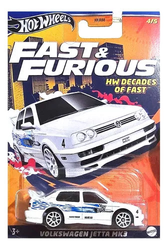 HOT WHEELS - VOLKSWAGEN JETTA MK3 - FAST & FURIOUS HW DECADES OF FAST 4/5