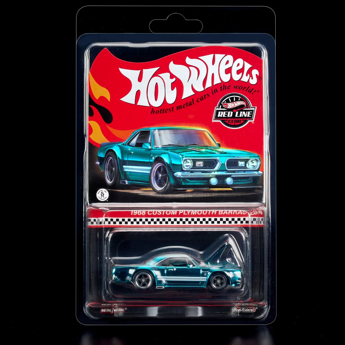 HOT WHEELS RED LINE CLUB 1968 PLYMOUTH BARRACUDA Phantom On Wheels