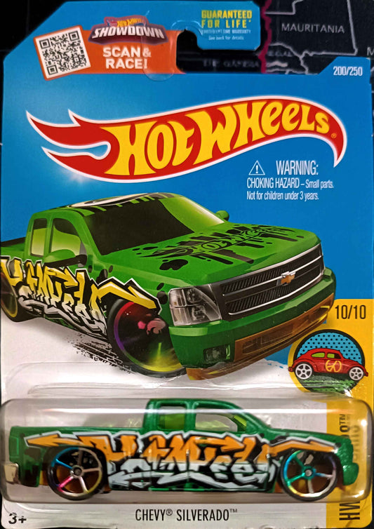 HOT WHEELS - 200/250 - CHEVY SILVERADO - HW ART CARS