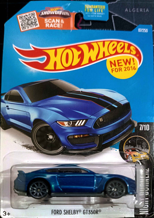 HOT WHEELS - 87/250 - FORD SHELBY GT350R - NIGHT BURNERZ 7/10