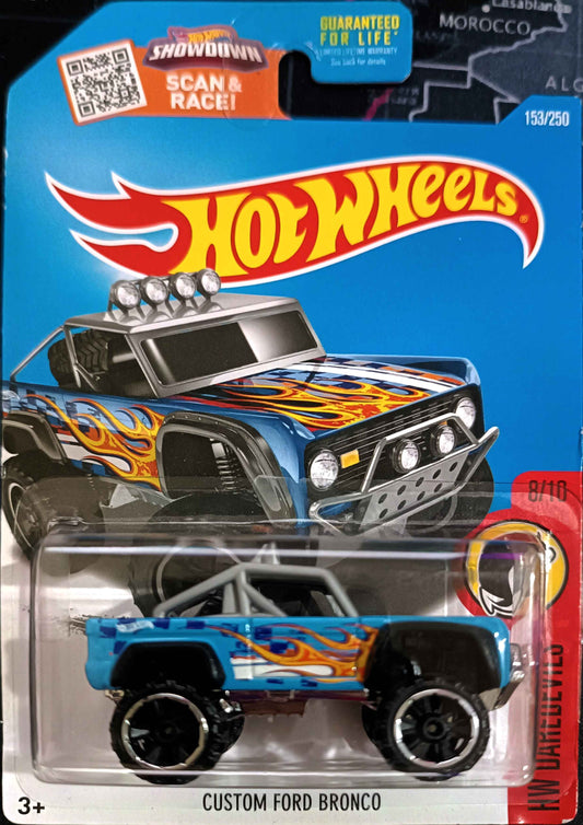 HOT WHEELS - 153/250 - CUSTOM FORD BRONCO - HW DAREDEVILS 8/10