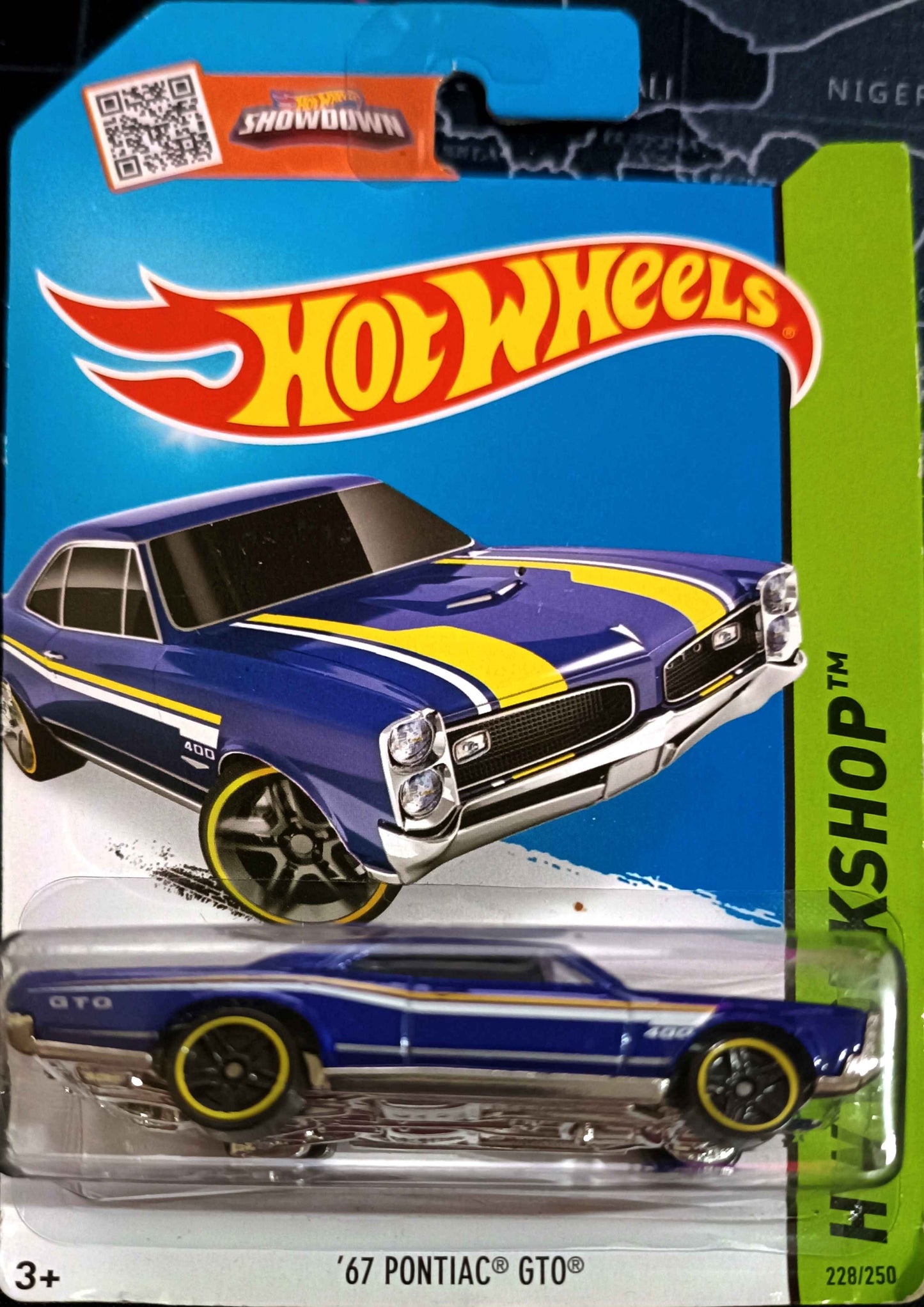 HOT WHEELS - 228/250 - '67 PONTIAC GTO - HW WORKSHOP