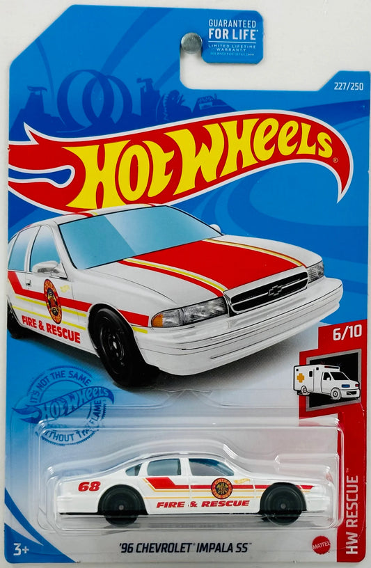 HOT WHEELS - 227/250 - '96 CHEVROLET IMPALA SS - HW RECUE 6/10
