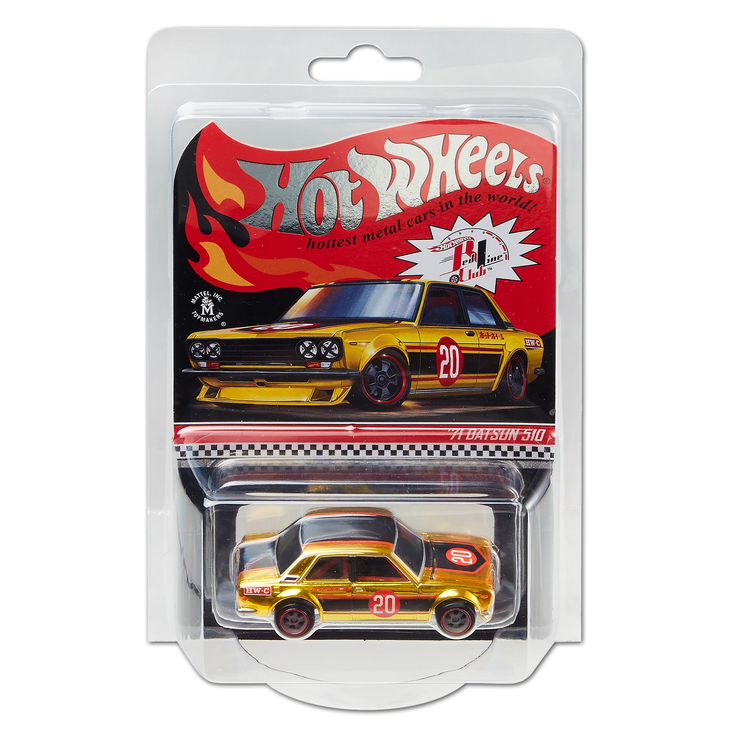 HOT WHEELS - RED LINE CLUB - '71 DATSUN 510