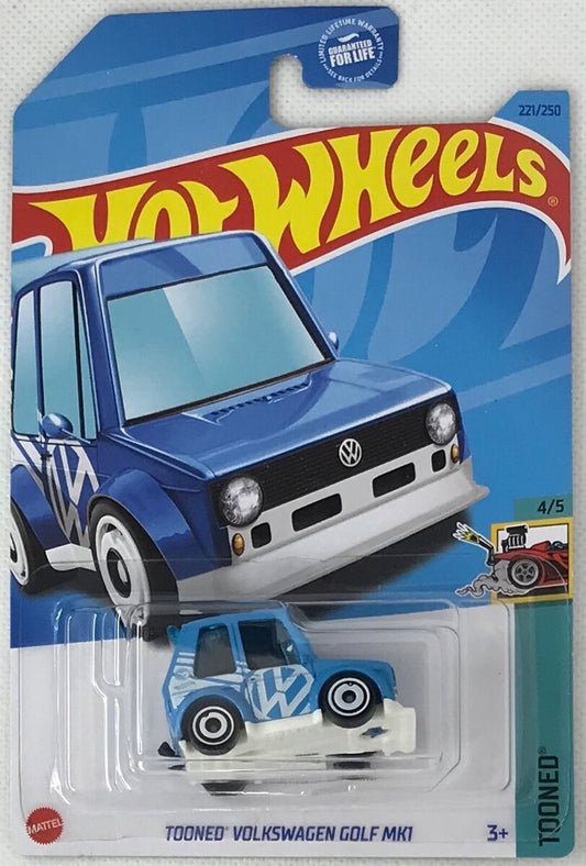 HOT WHEELS - 221/250 - TOONED VOLKSWAGEN GOLF MK1 - TOONED 4/5 - TREASURE HUNTS